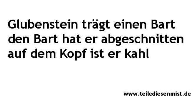 Glubensteins Welt 3