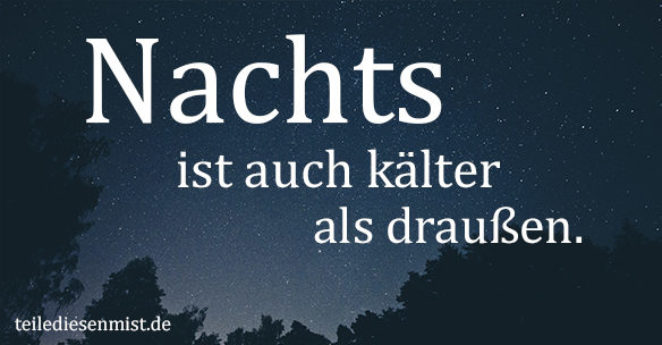 Nachts